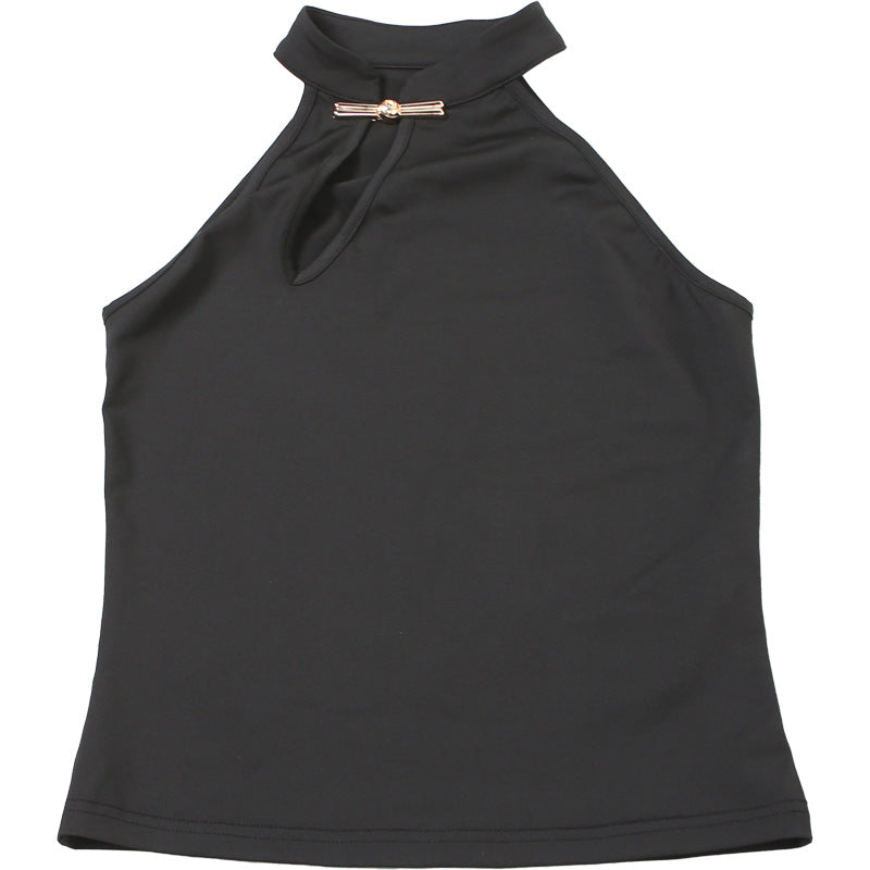 Solid Color Sleeveless Tank Tops GYME K25L66341