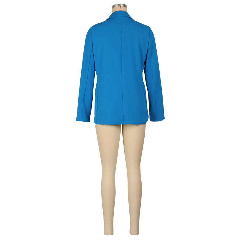 Solid Color Long Sleeve Loose Blazer AIL AL304
