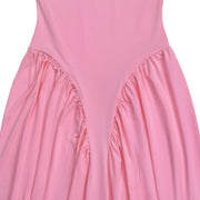 Solid Color Sleeveless Maxi Dress BY 7713