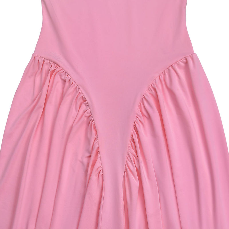 Solid Color Sleeveless Maxi Dress BY 7713