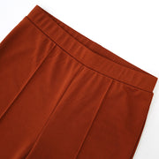 Casual Loose Solid Wide Leg Pants GHYX 027