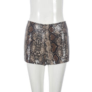 Sequin Print Casual Short GBTF 51437PHD