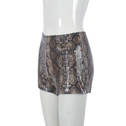 Sequin Print Casual Short GBTF 51437PHD