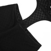 See Through Hollow Out Deep V Neck Jumpsuit GDSF J26JP067