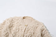 Knitted Tassel Woolen Jacket GZJQ W24L54752
