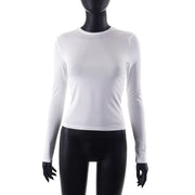 Solid Long Sleeve O Neck T Shirt GSZM M22TP636