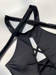 Sexy Halterneck Bikinis One Piece Swimsuit CASF 6629