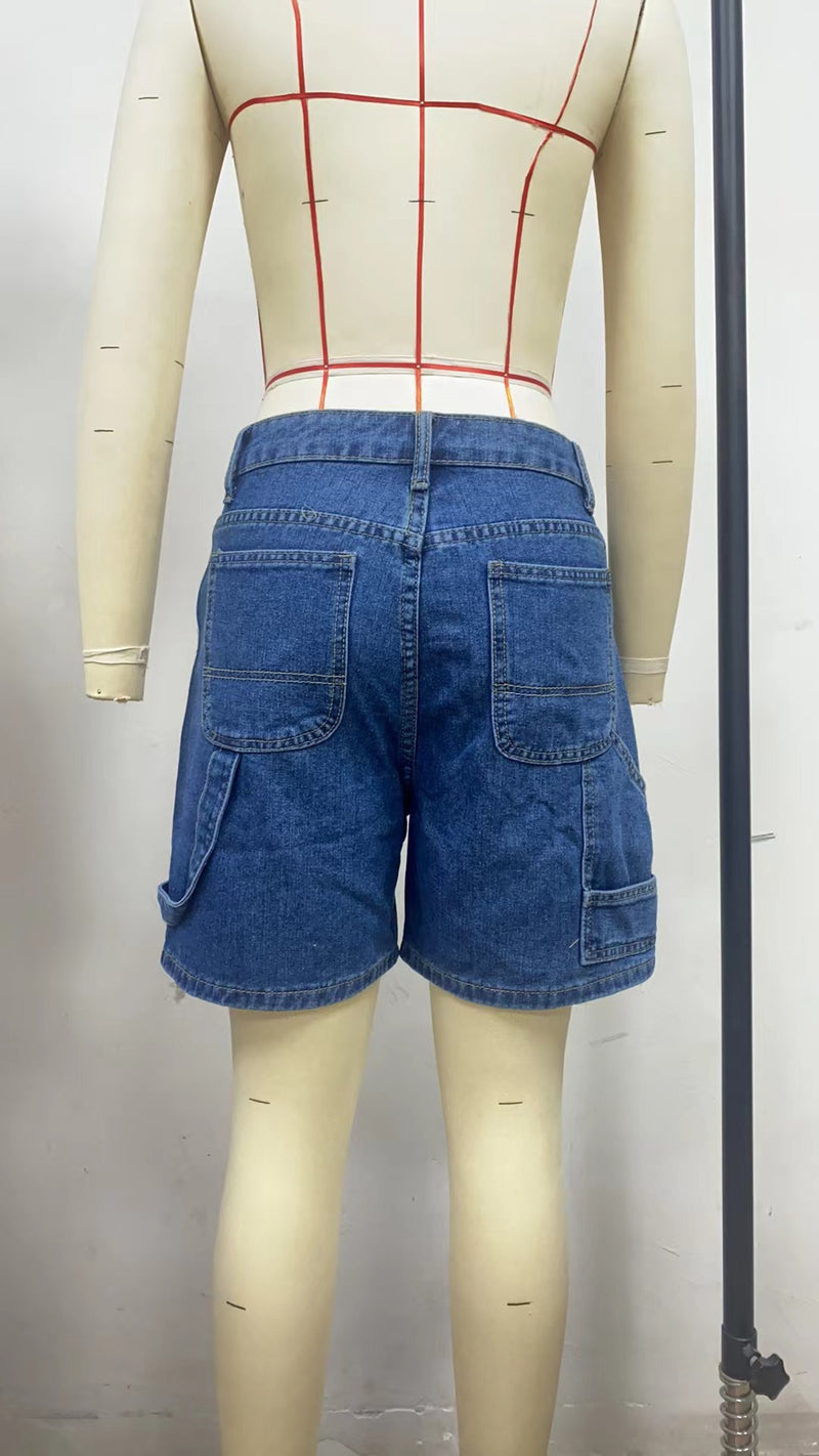 Casual Loose Denim Shorts GYAN 8946