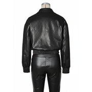PU Leather Loose Zipper Jackets ZSD 0774