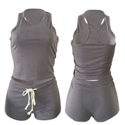 Sleeveless Summer Two Piece Shorts Suit TE 3147