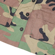 Camouflage Print Lapel Sleeveless Vest SH 390511