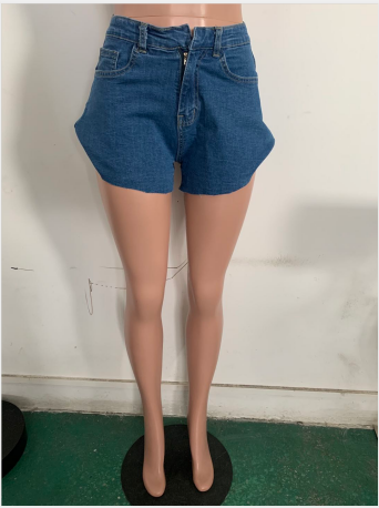 Summer Casual Beach Scalloped Hot Denim Shorts LSD 8734