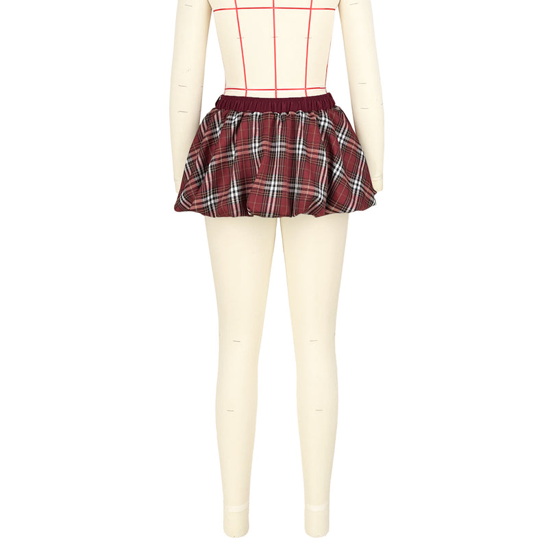 Plaid Print Bottomed Pod Culottes ASL 6769