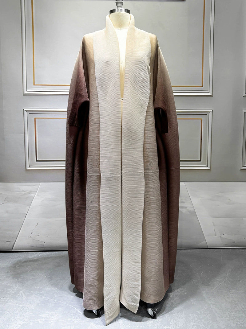 Gradient Color Loose Batwing Sleeve Robe Coats GZRF KH 0076
