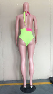 Sexy Backless Halter One Pieces Swimsuits ORY 5128