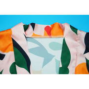 Beach Print Sun Protection Cover Up Jacket YF 10889