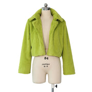 Loose Faux Fur Cardigan Fleece Jacket ZSD 0154