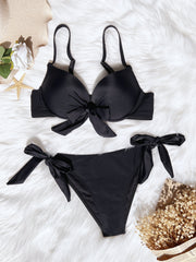Sexy Backless Tie Knot Swimsuit Bikinis Set CASF 6376