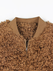 Long Sleeve Zipper Loose Coats ZSD 0773