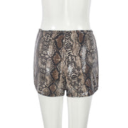 Sequin Print Casual Short GBTF 51437PHD