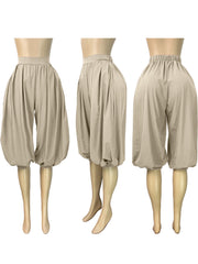 Solid Color Loose Lantern Pant CH 26038