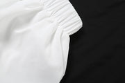 Solid Color Bubble Mini Skirt DLSF K24J46609