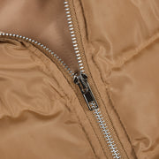 Zipper Sleeveless Cotton Filled Short Jacket GNZD 9511TD