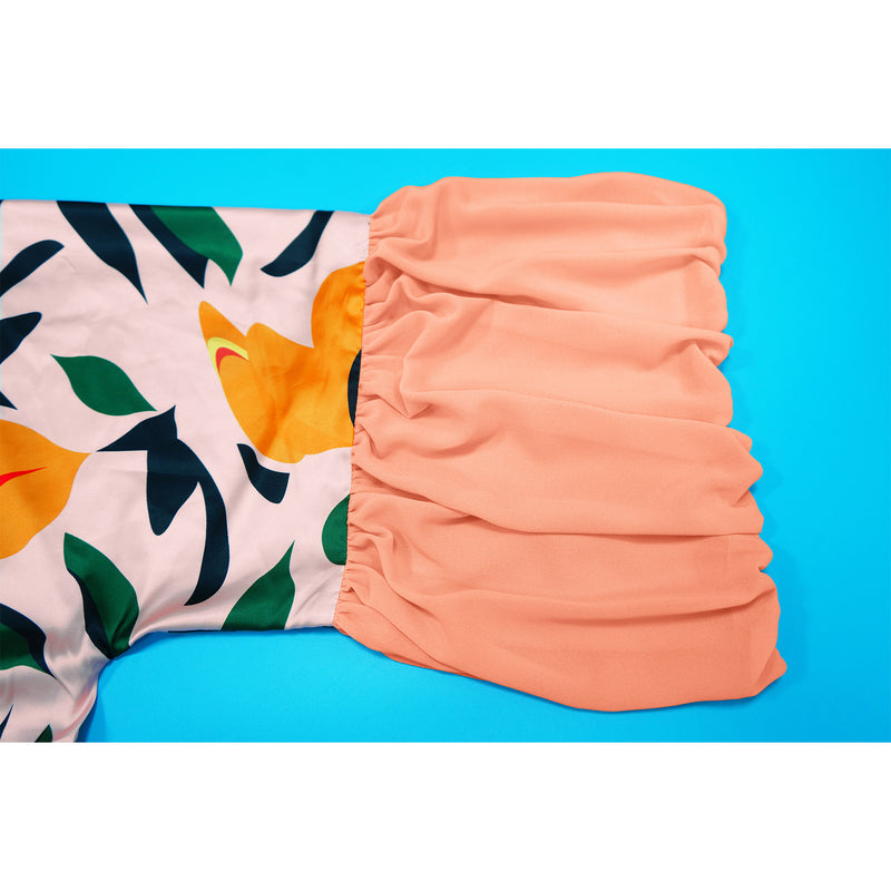 Beach Print Sun Protection Cover Up Jacket YF 10889