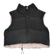 Reversible Wear Zipper Vest Warm Cotton Jacket GBTF 8099DN