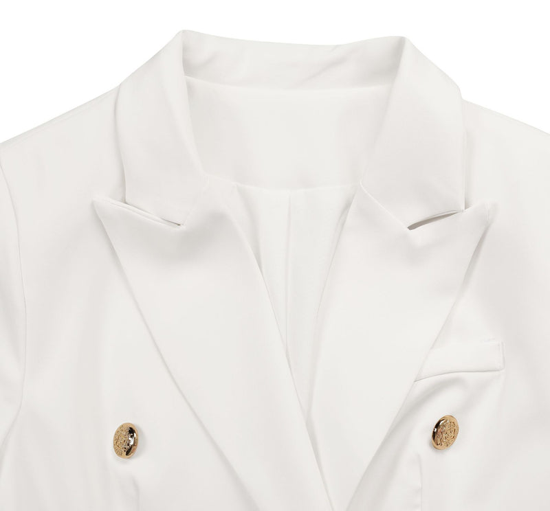 Solid Color Long Sleeve Blazer Coats AIL AL288
