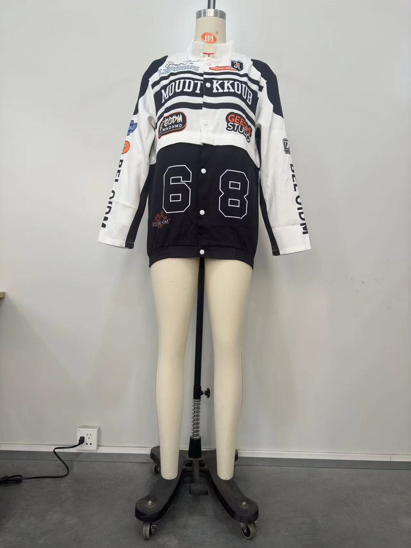 Removable Multi Wear Printed Padded Jacket OD 8655