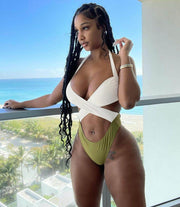 Sexy Swimwear One Piece Swimsuit MDF 5219