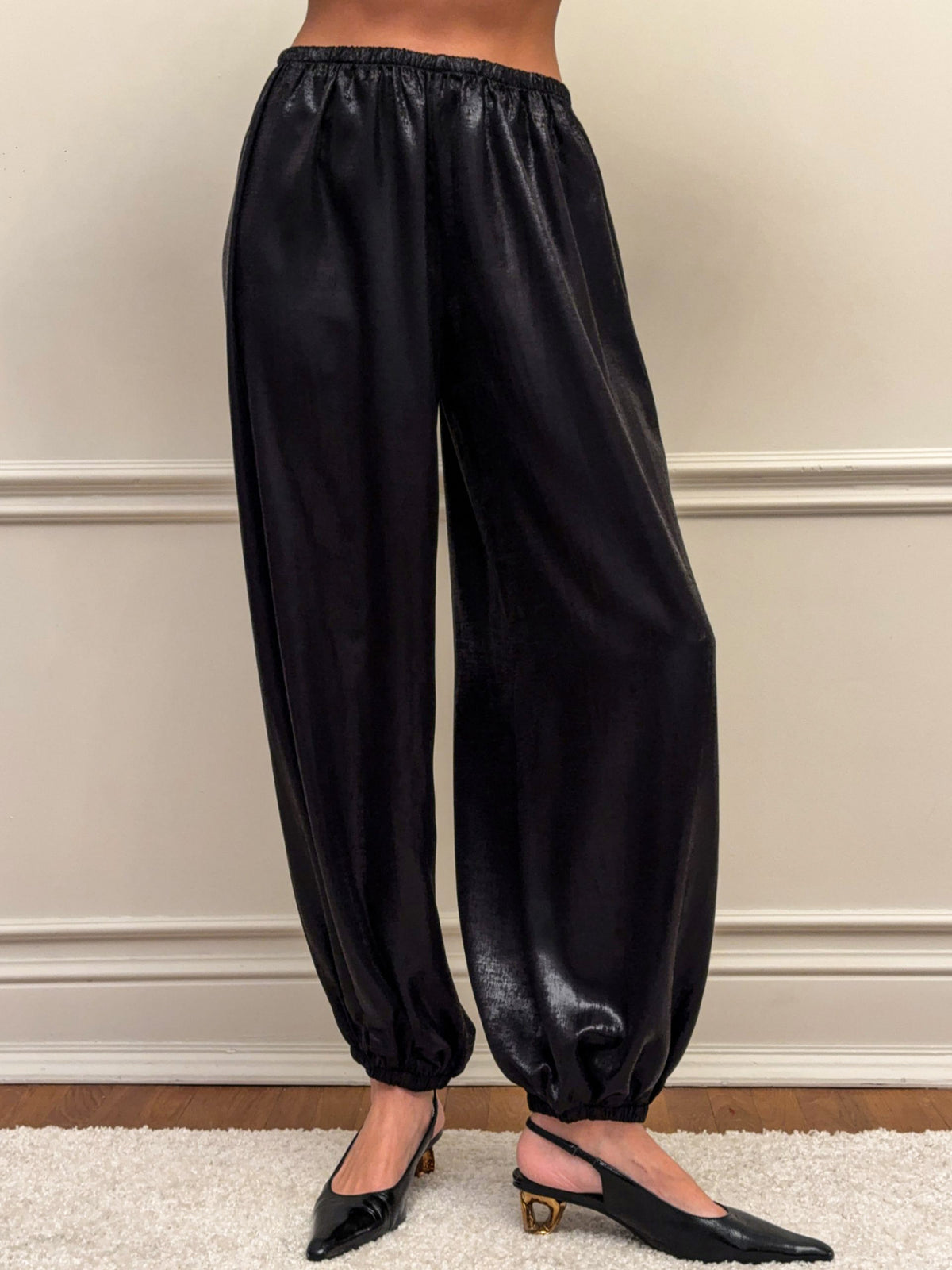 Solid Color Casual Lantern Pants LSD 2728