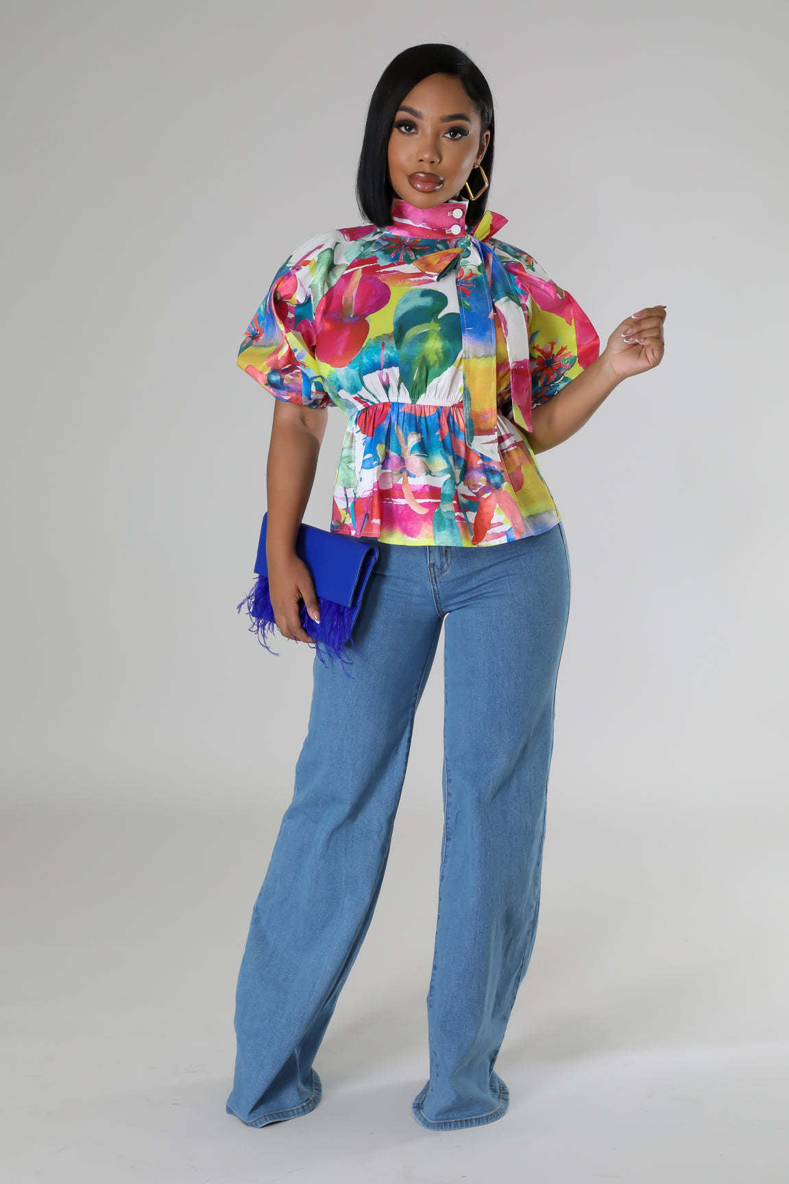 Casual Print Short Sleeve Shirts QYMF 3062