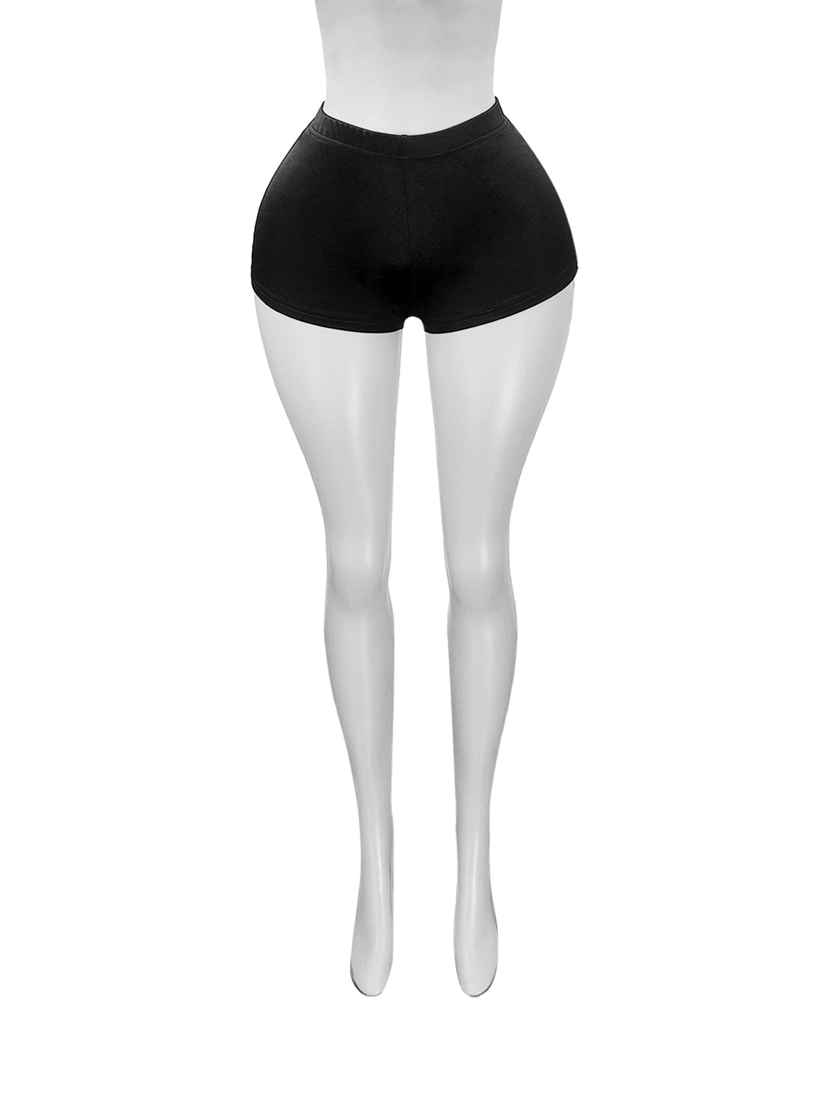 Solid Color Glossy Hot Pants Shorts CH 25031