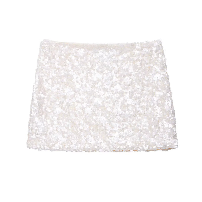 Solid Color Sequin Skirt GYZS YYHH048