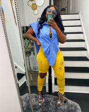 Fashion Casual Solid Color Shirt LSD 9154
