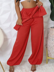 Solid Color Loose Casual Pants YH 5343