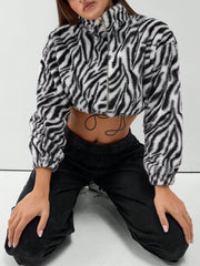 Leopard Print Thickened Plush Coats GYXN 53670