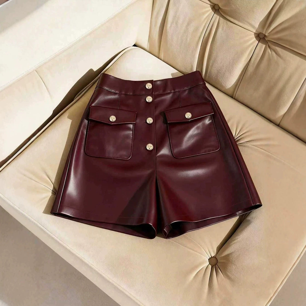 PU Leather Tight Mini Short GPBY SK8217