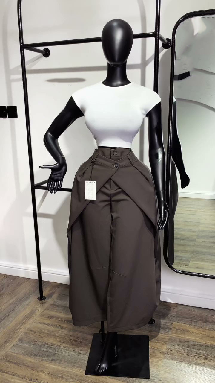 High Waist Cusual Wide Leg Pants GCNE HK75226 1