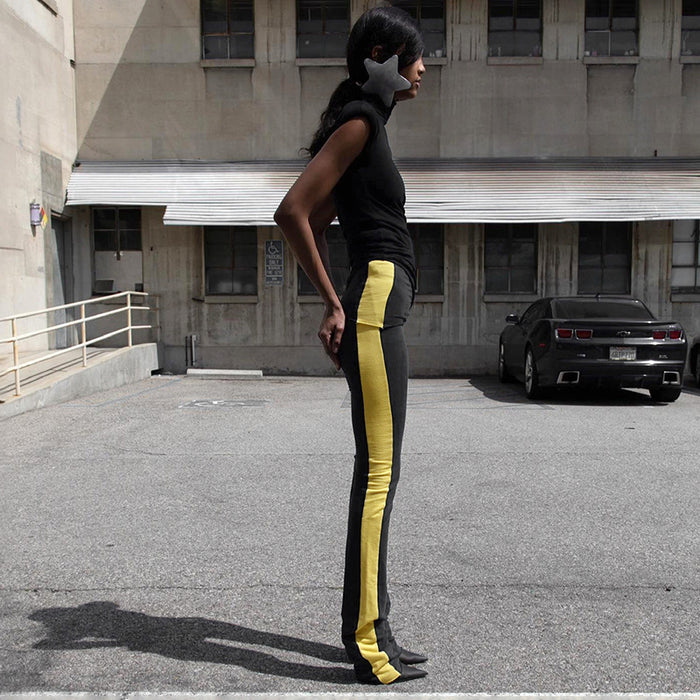 Sport Contrast Color Casual Pants MXBF Q25PT336