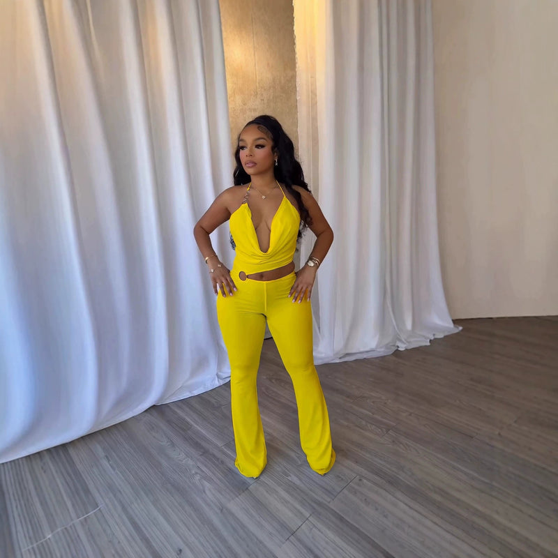 Hollow Out Sling Jumpsuit SHMF 6210