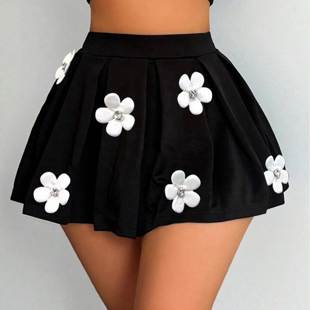 3D Floral Bustier Skirts GNZD 51669DBD