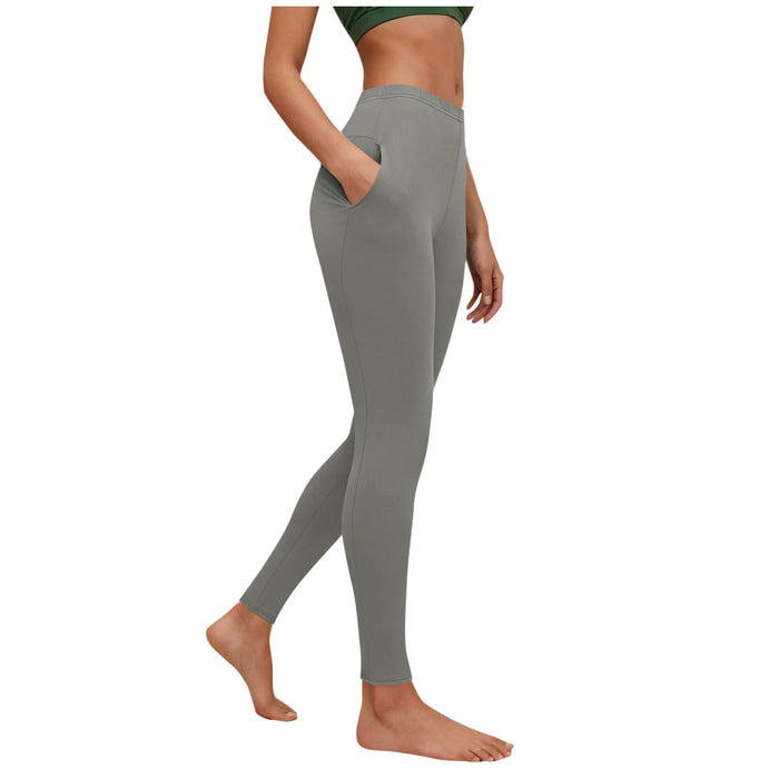 Solid Color Pockets Sport Pants GYZY 6693