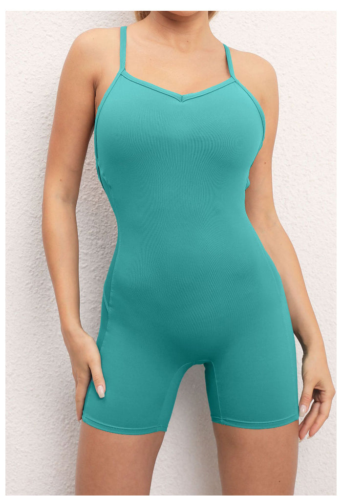 Tight Yoga Sport Backless Romper GQSA 71400