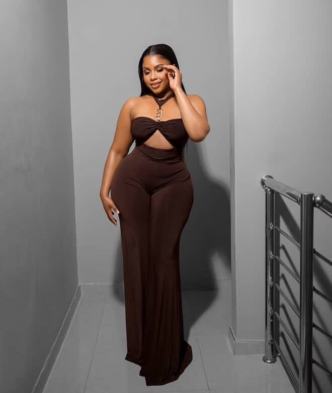 Sexy Halterneck Hollow Out Jumpsuit GADE 10086