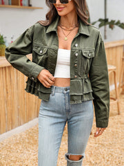 Long Sleeve Denim Casual Jackets GYXN 16517