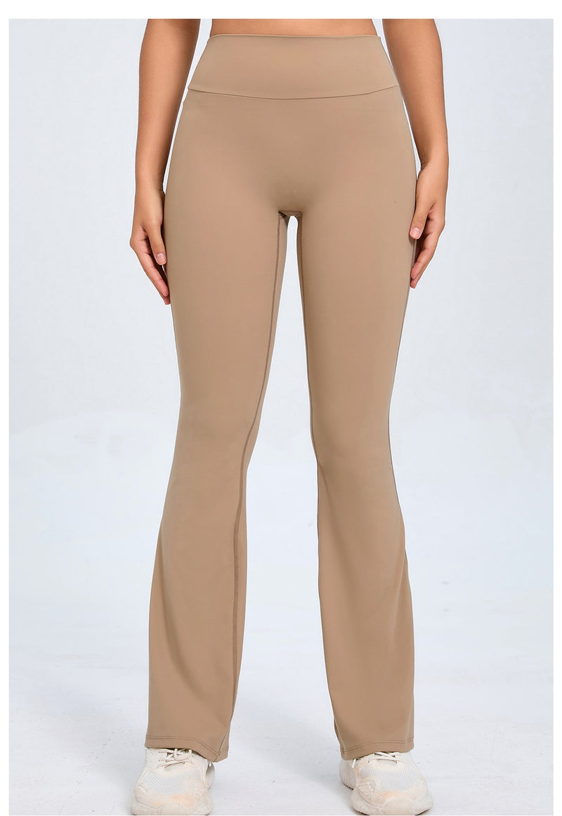 Solid Color Sport Micro Flare Pants GQSA S0031