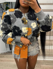 Casual Jacquard Plush Coat GMJL XH031